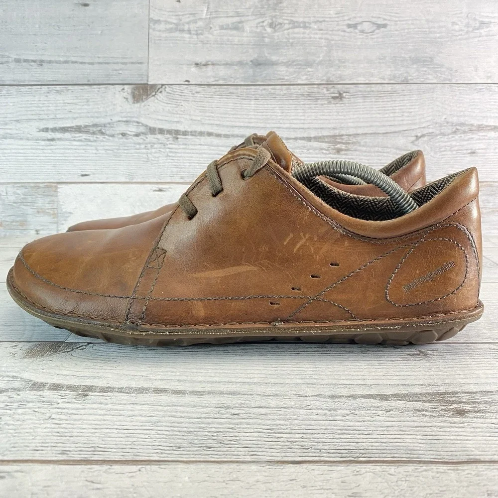 Patagonia Loulu Shoes Mens 12 Brown Walnut Leather Barefoot Minimalist Sneakers